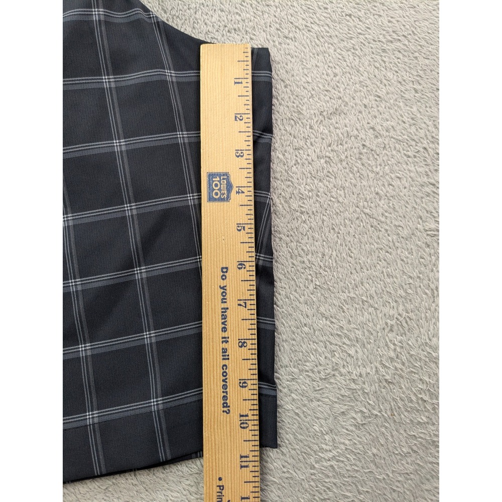 Nike Golf Mens Black Grey Plaid Performance Shorts Size 38 Stretch Checkered - Picture 6 of 13